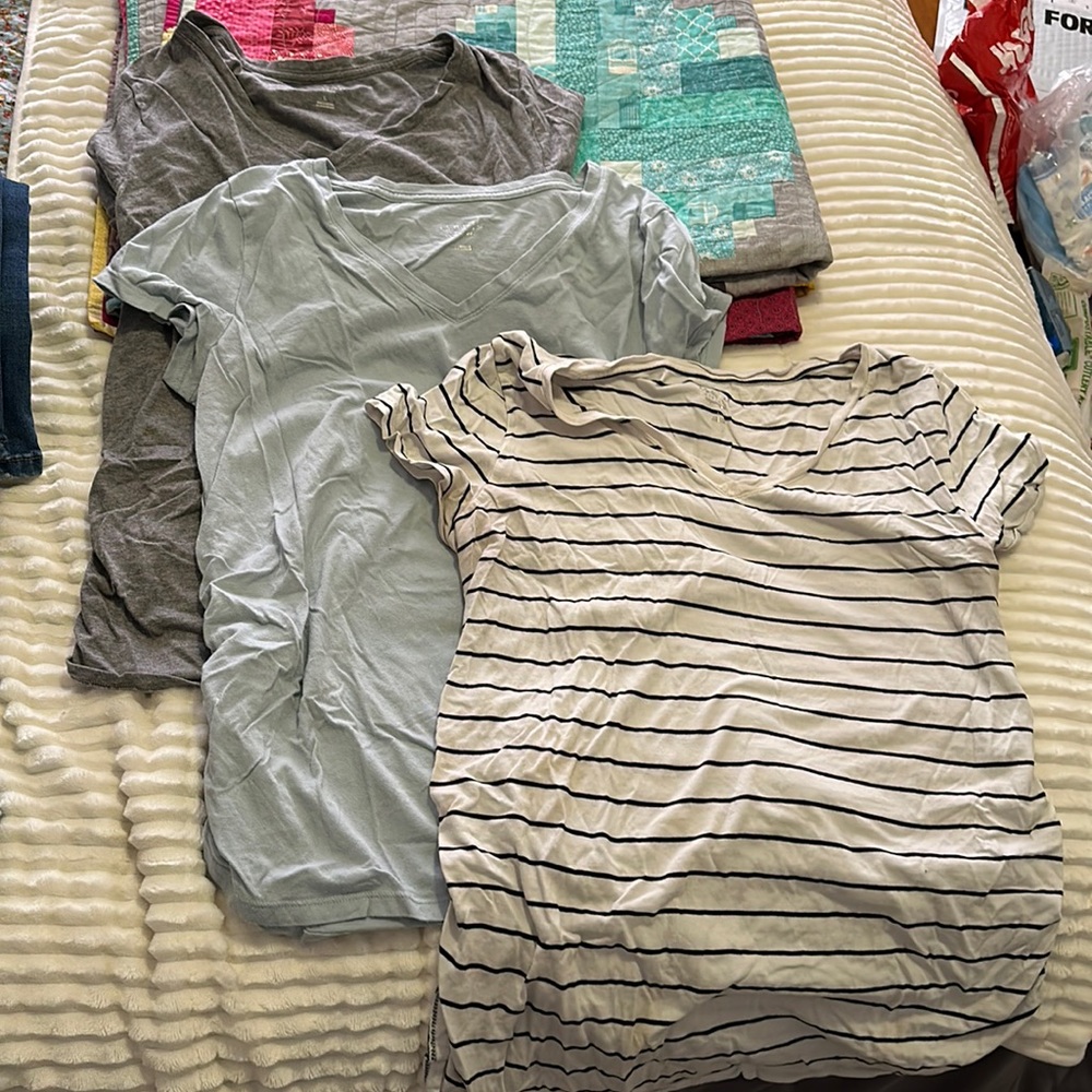 Bundle of three maternity tops